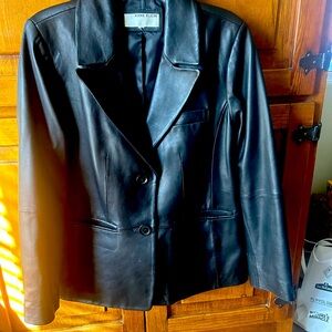 Anne Klein XL Leather Jacket
